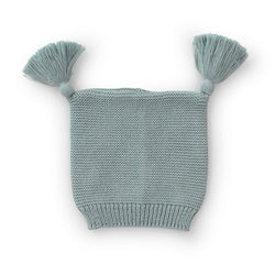 Goblin Garter Stitch Baby Hat - Sage