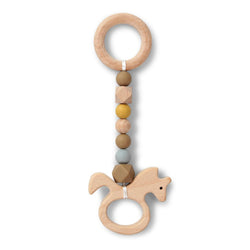 Rocking Horse Teether - Natural