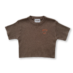 Fishing Club Rib Tee - Mud