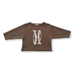 Sardine Knit Pull Over - Mud