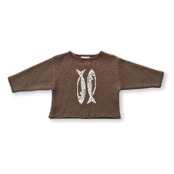 Sardine Knit Pull Over - Mud