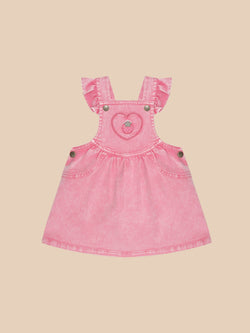 Berry Vintage Pinafore Dress