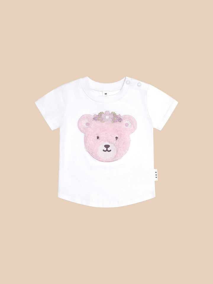 Daisy Furry Bear T’Shirt - White