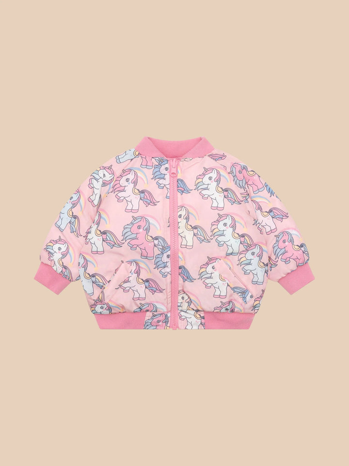 Rainbow Unicorn Reversible Bomber