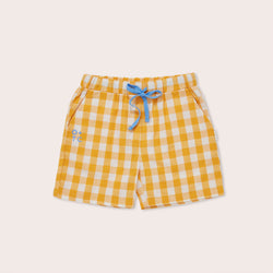 Amber Gingham Mid Shorts