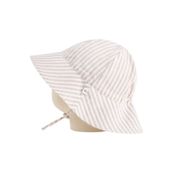 Broad Brim Hat - sandstone stripe