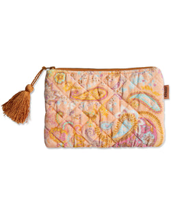 Paisley Paradise Velvet Cosmetic Purse