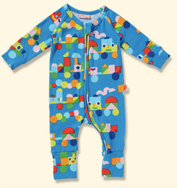 Rainbow Express LS Zipsuit