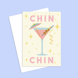 Chin Chin Martini Cocktail Card