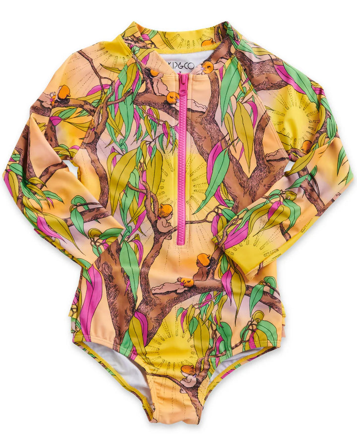 May Gibbs Sunrise Delight LS Bathers