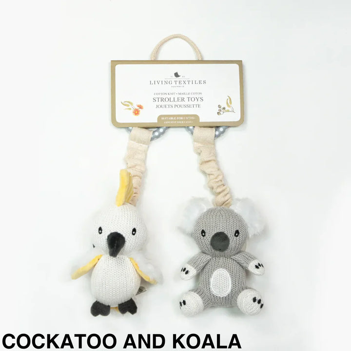 2pk Stroller Toy - Koala & Cockatoo
