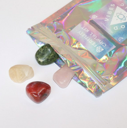 Look to Ancient Wisdom for Increased Fertility to get in touch with the mystical side of motherhood with this Fertility Crystal Kit by Good Vibes Gang.  Responsibly sourced crystals blessed with reiki and good vibes and hand packed in Melbourne, Australia.